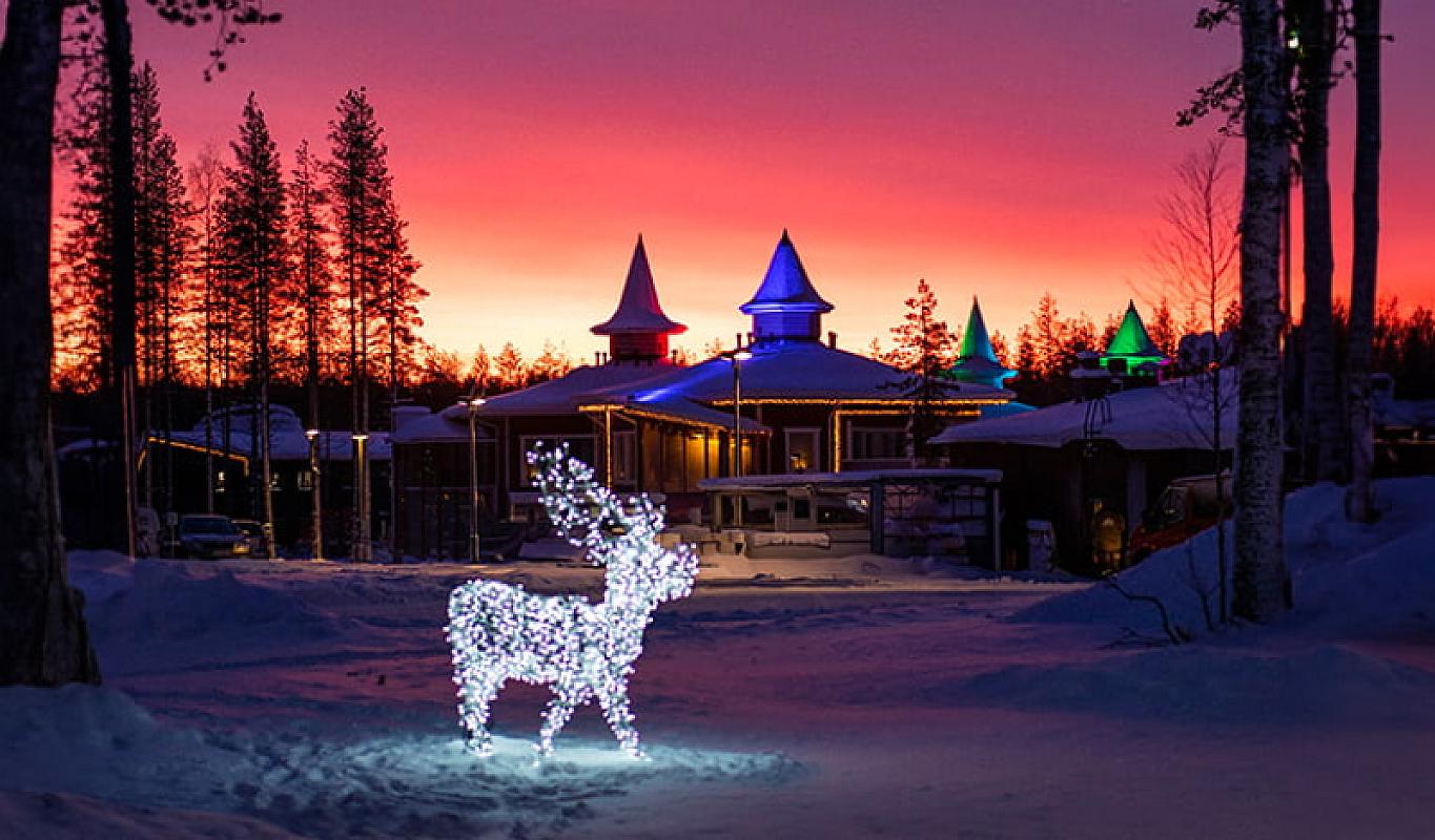  - Rovaniemi, villaggio di Babbo Natale a fine anno